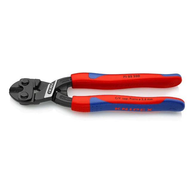 Knipex Compact-pulttileikkuri, jossa on suora pää