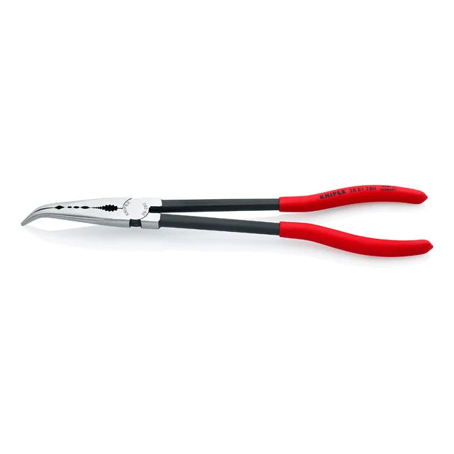 Knipex Long Reach -neulapihdit, joissa on kulmapää
