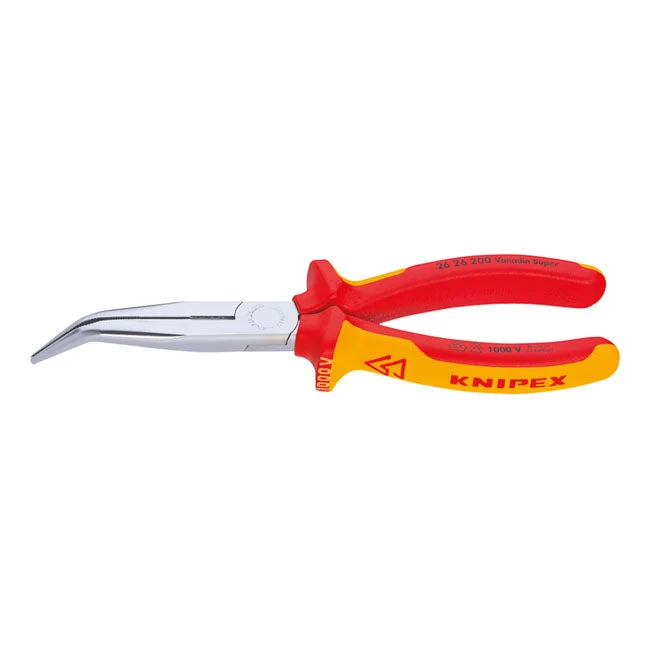 Knipex Snipe-pihdit, joissa on sivuleikkuri 45° kulmikkaat kärjet VDE