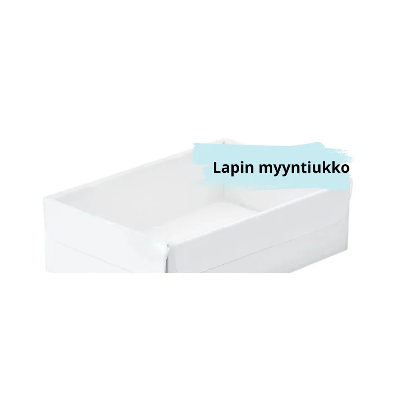 Läpinäkyvä PVC-kansi lahjarasiaan 100x65x30mm | Yritysasiakkaille 20kpl