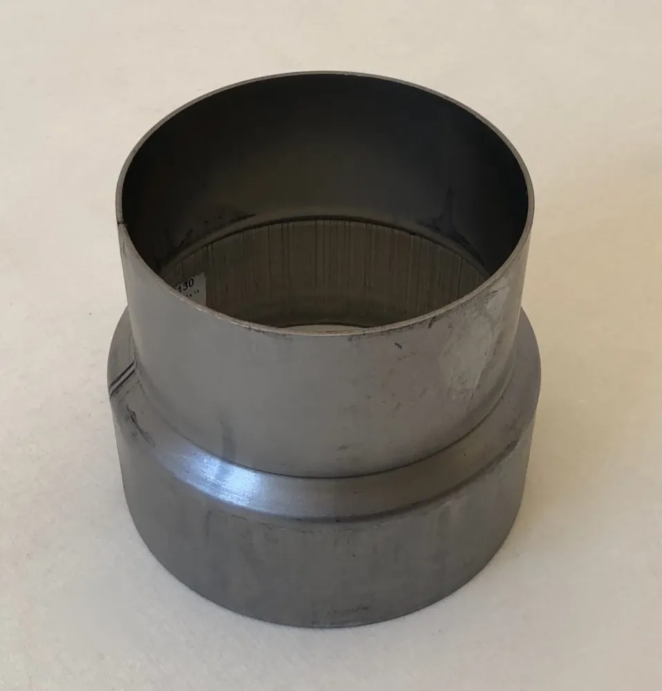 Pelkistys 145 - 130 mm uuniputken pelkistyssiirtoteräs tyhjä