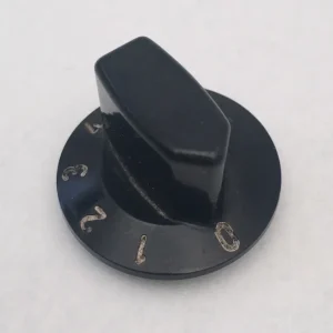 Pieni pyörivä nuppi 2,8/3,5 cm, jota käytetään asteikolla 1-6