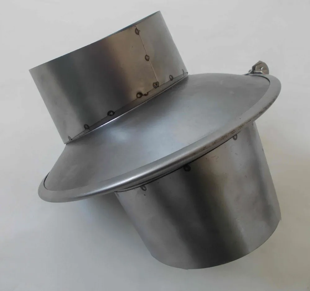 Pyörivä laatikko polvi DN 120 mm uute 0-60 mm Säädettävä