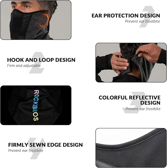 Säädettävä hengittävä ja erittä lämmin fleece-kauluri