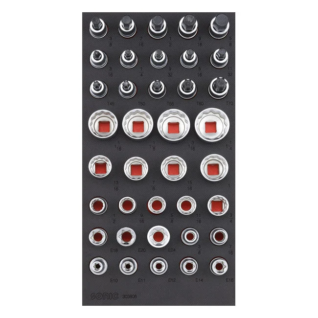 Sonic Drive Socket & Bit 1/2" Set US Koot