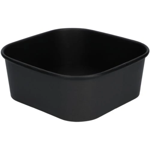 Take away rasia kartonki/PP musta 1100ml 65x166x166mm 300kpl