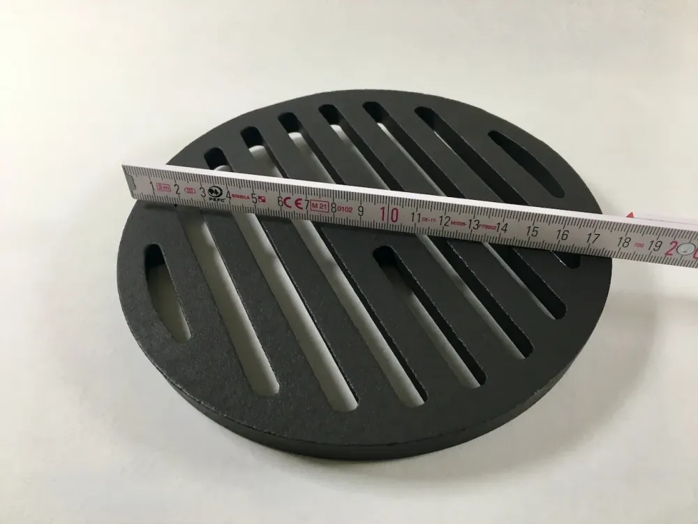 Tärinäritilä pyöreä 18 cm valurautainen ritilä