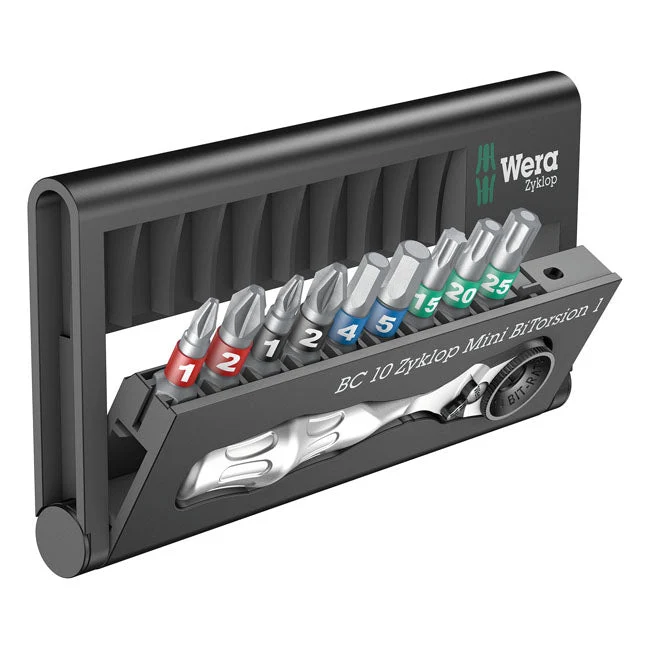 Wera Bit-check Zyklop Mini Bitorison Kit 10-pcs