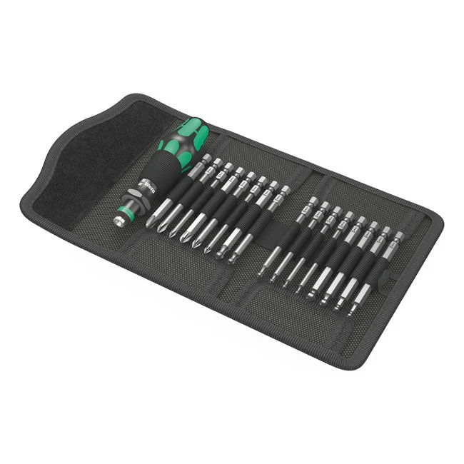Wera Bittipussi Bits & kahva Kit Kraftform Kompakt