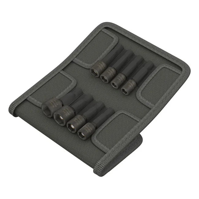 Wera 1/4" Drive mutterisarja vyölaukun kanssa