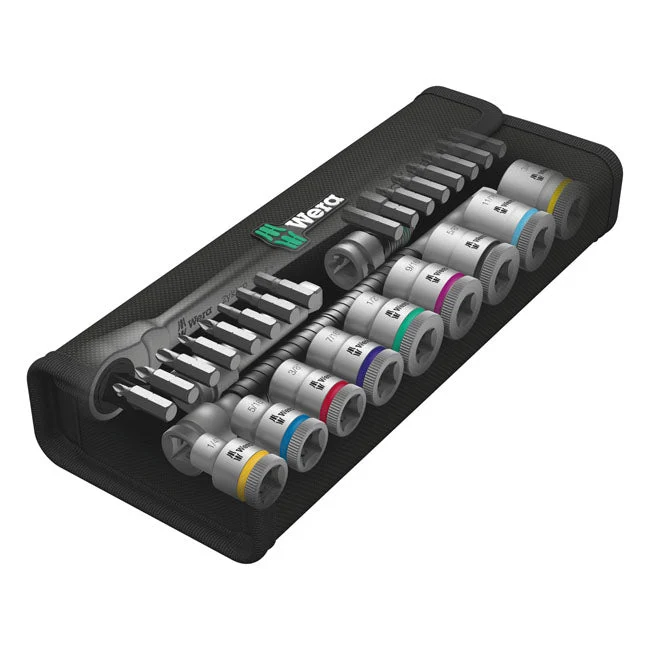 Wera Zyklop Metal Ratchet Switch Kit 3/8" Drive 29-osainen US-kokoja