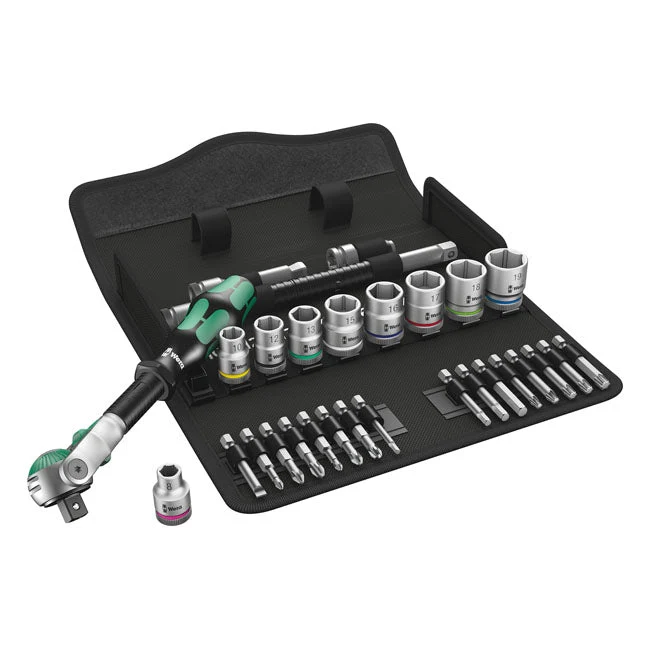 Wera Zyklop räikkäsarja 3/8" Drive 29-osainen metriset koot