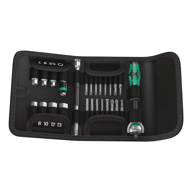 Wera Zyklop Speed Ratchet Kit 1/4" Drive 26-osainen metriset koot