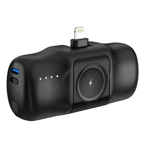 Wozinsky WF16-YLS 5000 mAh 15 W Lightning/USB-C/Apple Watch - Musta