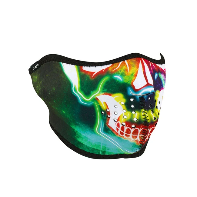 Zanheadgear puoli naamari Neopreeni Electric pääkallo
