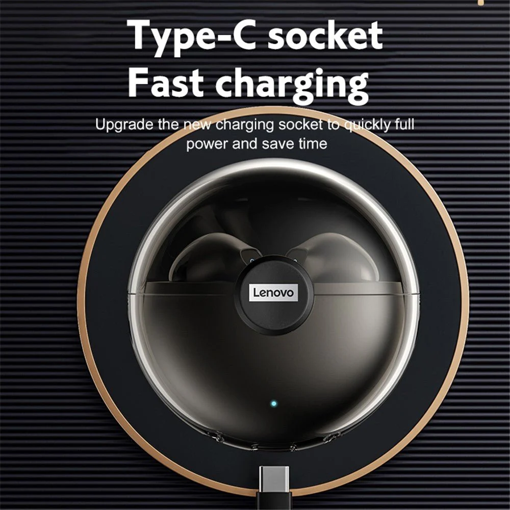 Lenovo LP80 TWS langattomat Bluetooth-kuulokkeet, vedenkestävät