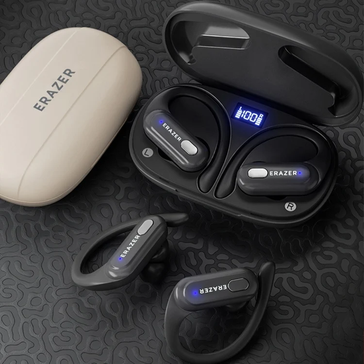 Lenovo Erazer XT60 Pro urheilukuulokkeet korvan taakse Bluetooth 5.3 (valkoinen)