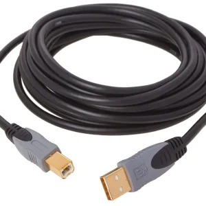 USB 2.0 -KAAPELI 4,5M >B MUSTA