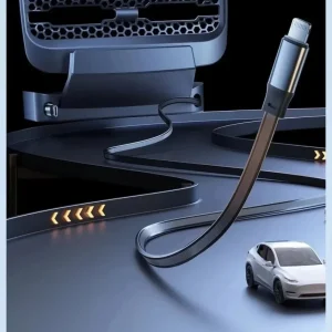 Tesla 3/Y taka -ilmapotkun USB sisäänvedettävillä kaapeleilla