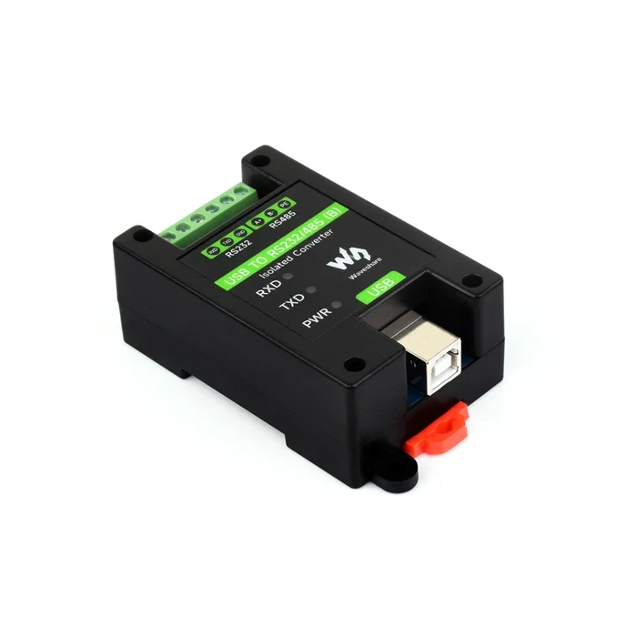 Waveshare USB–RS232/485 teollisuusluokan eristetty muunnin