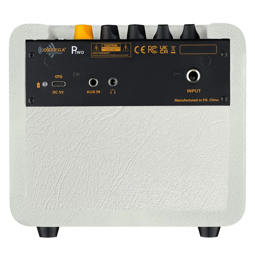 PTWO-LTD vahvistin akustiselle kitaralle 12 W, valkoinen