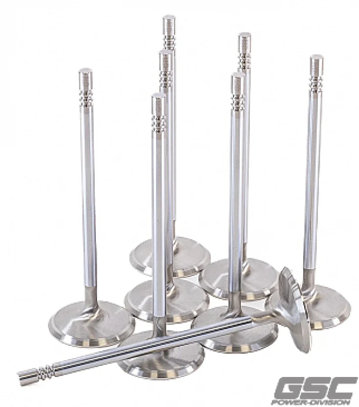 GSC P-D Ford Voodoo/Predator 38.26mm Head STD 121.13mm Long Chrome Polished Intake Valve - Set 8