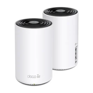 TP-LINK Deco XE75 Tri-Band WiFi 6E -Mesh-järjestelmä, 2-pack
