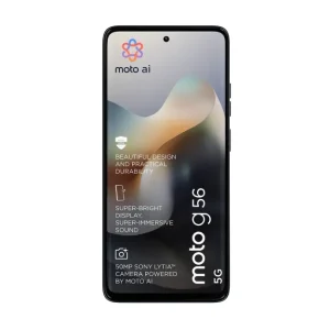 Motorola G56 puhelin, 256/8 Gt, Black Oyster