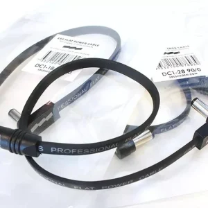 Virtajohto 28cm kulmaliittimet, flat