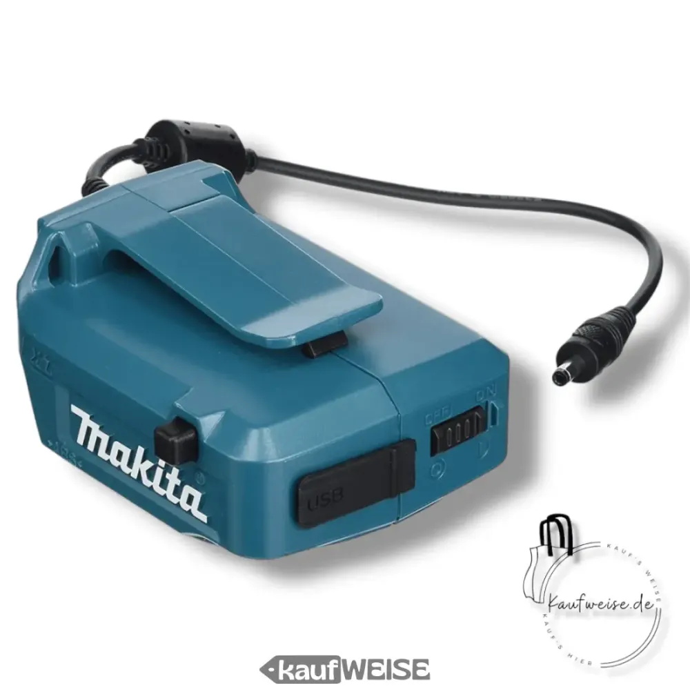 Makita USB-sovitin LXT (14.4V/18V) – akku varavirtalähteenä | 2 x 2.1A latausporttia | ADP05