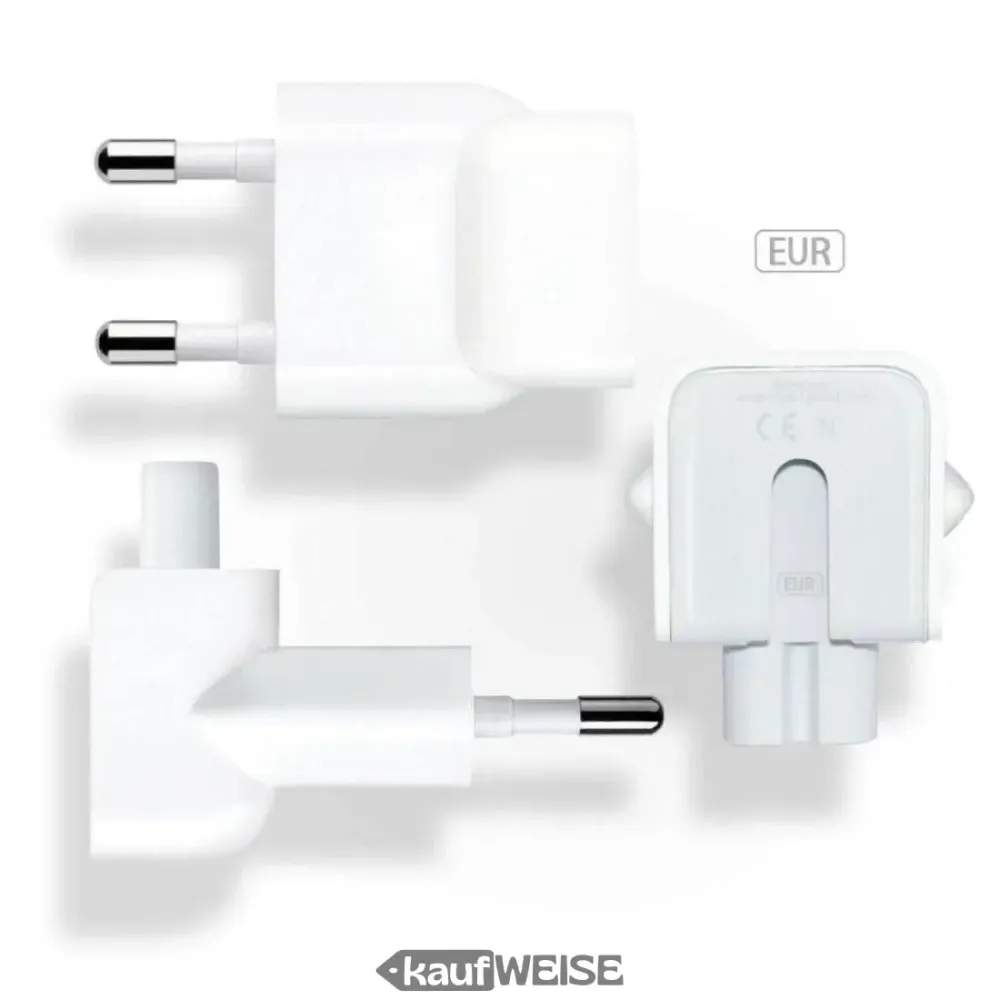 Alkuperäinen Apple Euro plug (duckhead) – virtalähdeliitin MacBookille ja iPadille | A1561