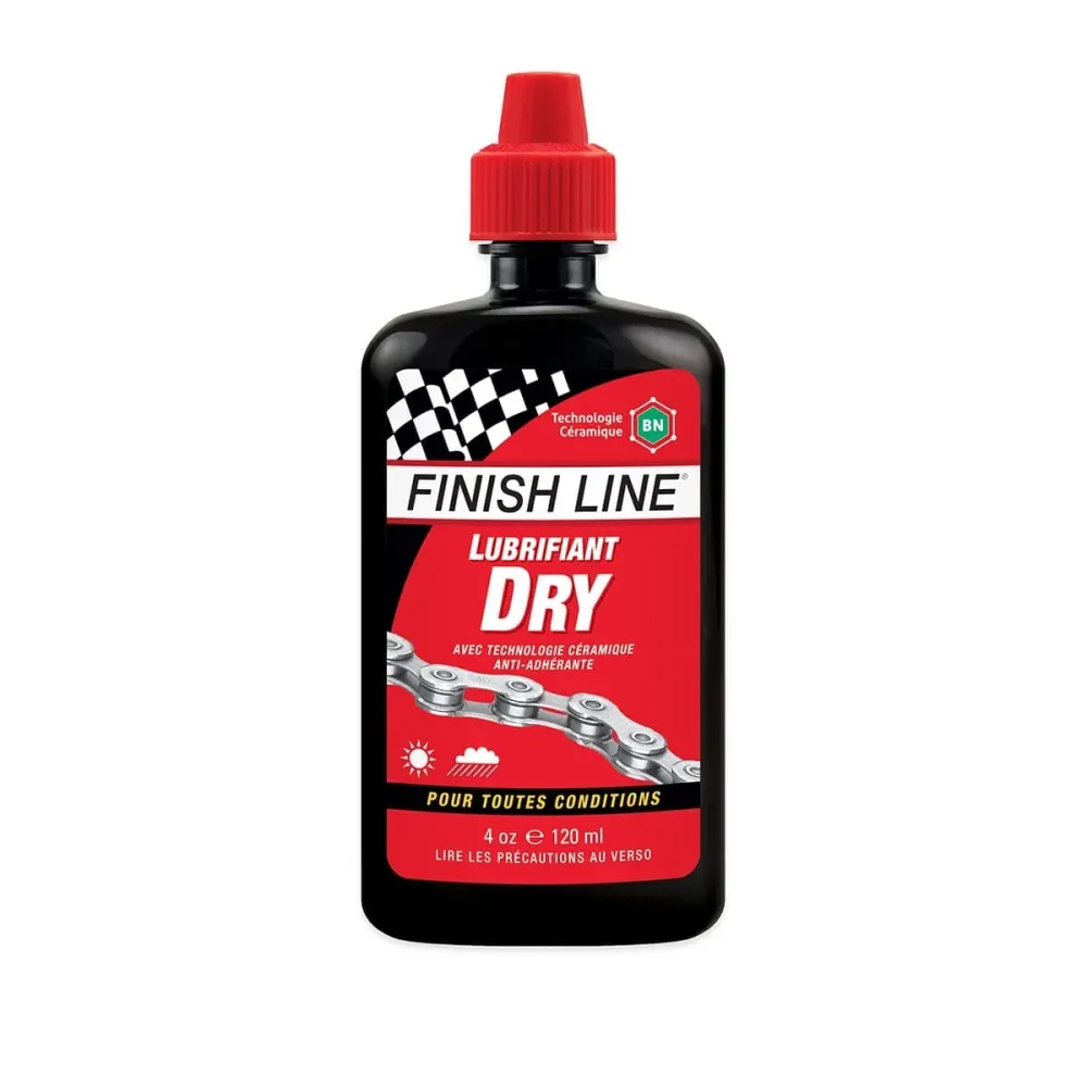 FINISH LINE DRY LUBE Ketjujen voiteluaine - Kaikki olosuhteet (120 ml)
