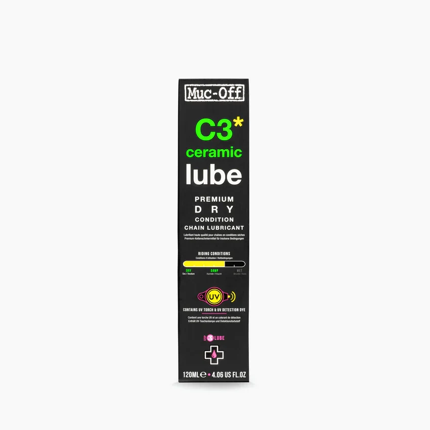 MUC-OFF C3 DRY CERAMIC LUBE kuiviin olosuhteisiin (120 ml)