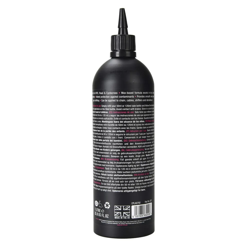 MUC-OFF DRY LUB Voiteluaine - kuivissa olosuhteissa (1 L)