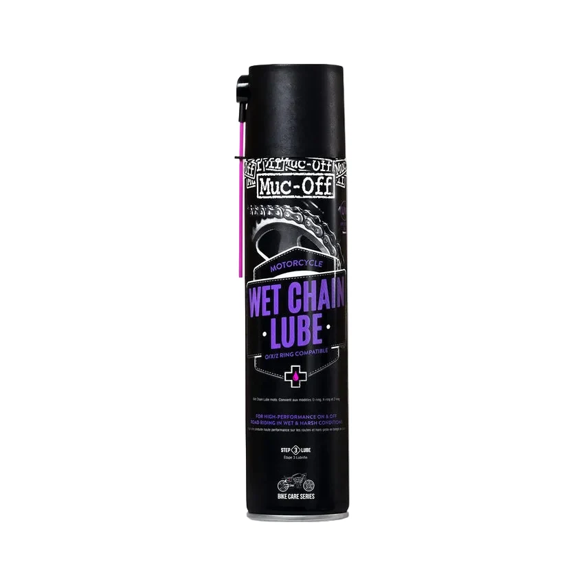 MUC-OFF WET WEATHER CHAIN LUBE All Conditions Spray (400 ml)