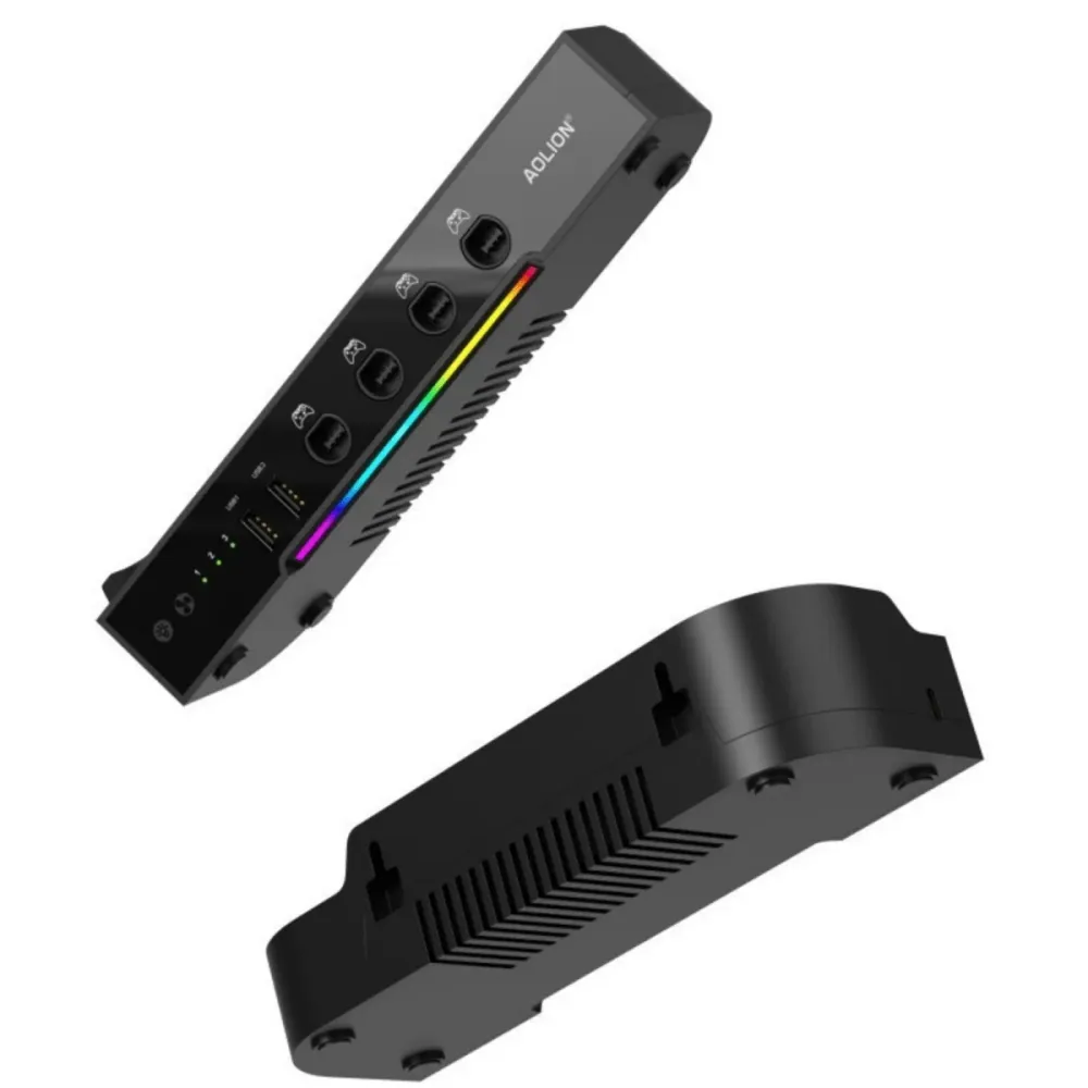 RGB-valaistu jäähdytysalusta, keskus ja pidike Nintendo Switch 2:lle