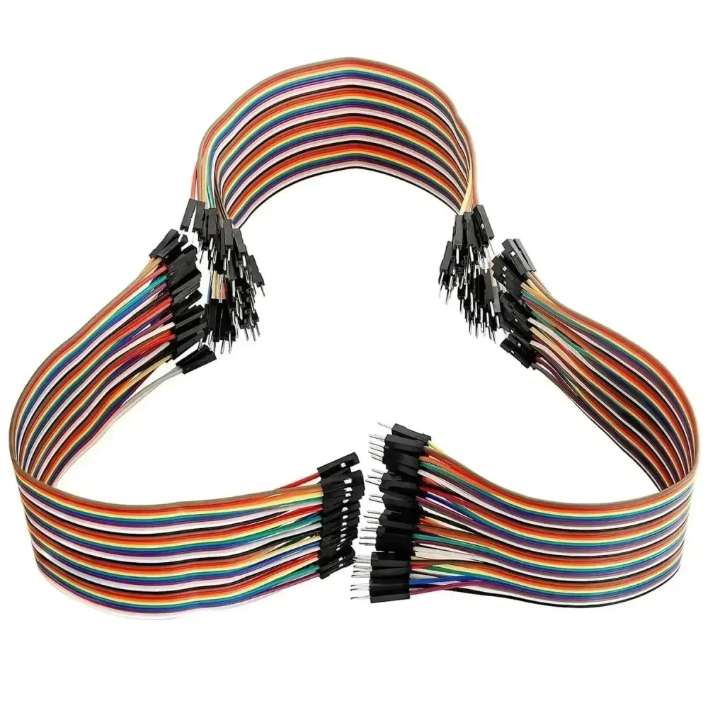 Hyppylankakaapeli 3 x 40 kpl. 20 cm M2M / F2M / F2F