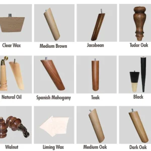 Riley Tall Wooden Furniture Legs