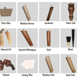 Washington Bold Wooden Furniture Legs