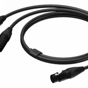 PROCAB Y-jakaja XLR HUN 2x XLR HAN (1,5m)